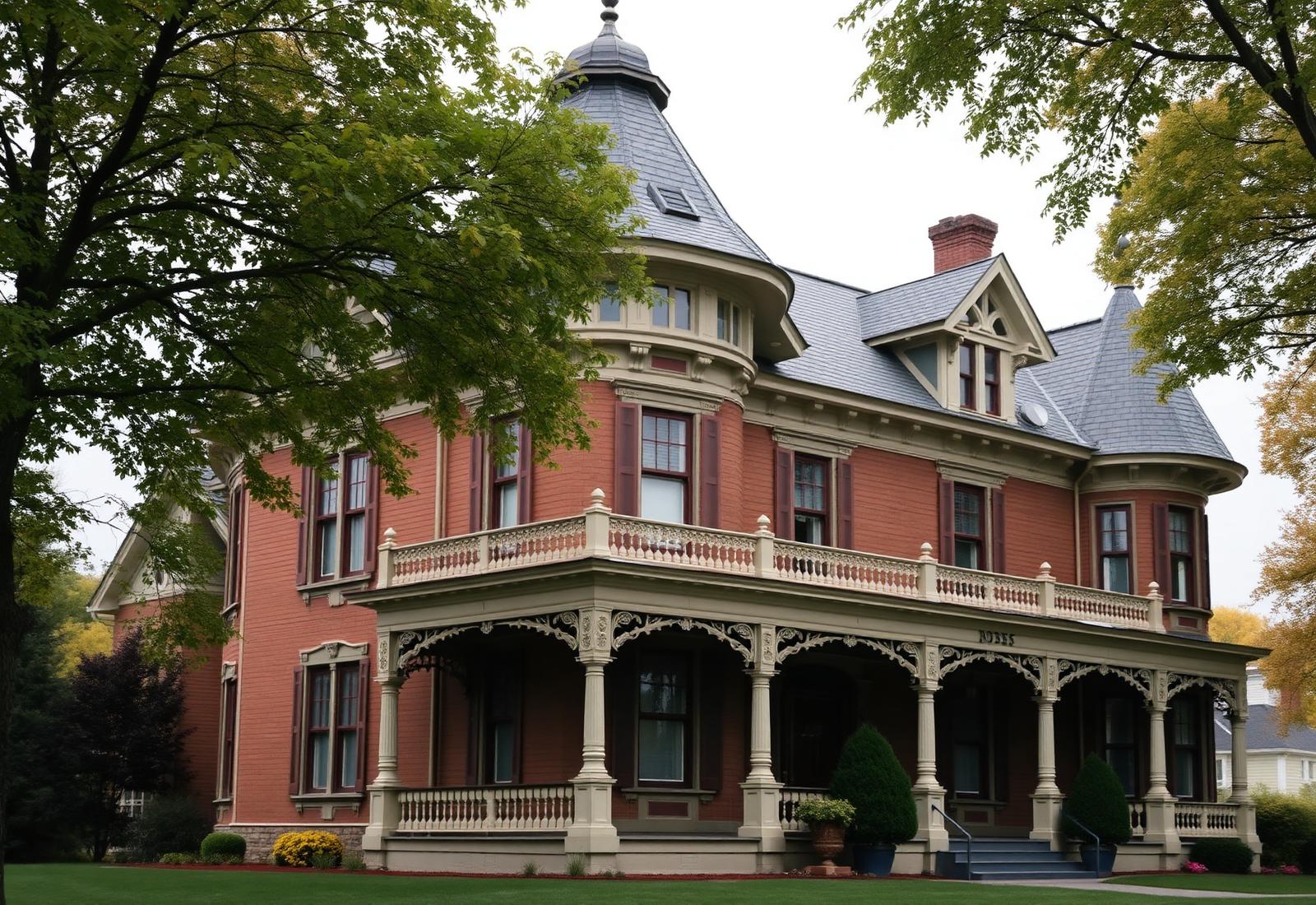 A historic home on a Little Falls residential street